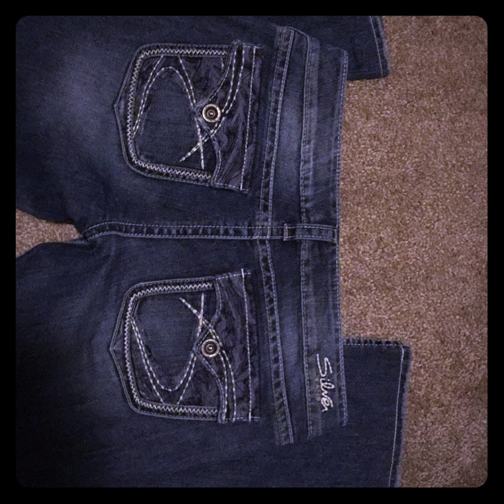 Silver jeans